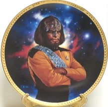 Star Trek: The Next Generation Lt. Worf Plate 1993 NEW BOXED WITH COA - £15.20 GBP
