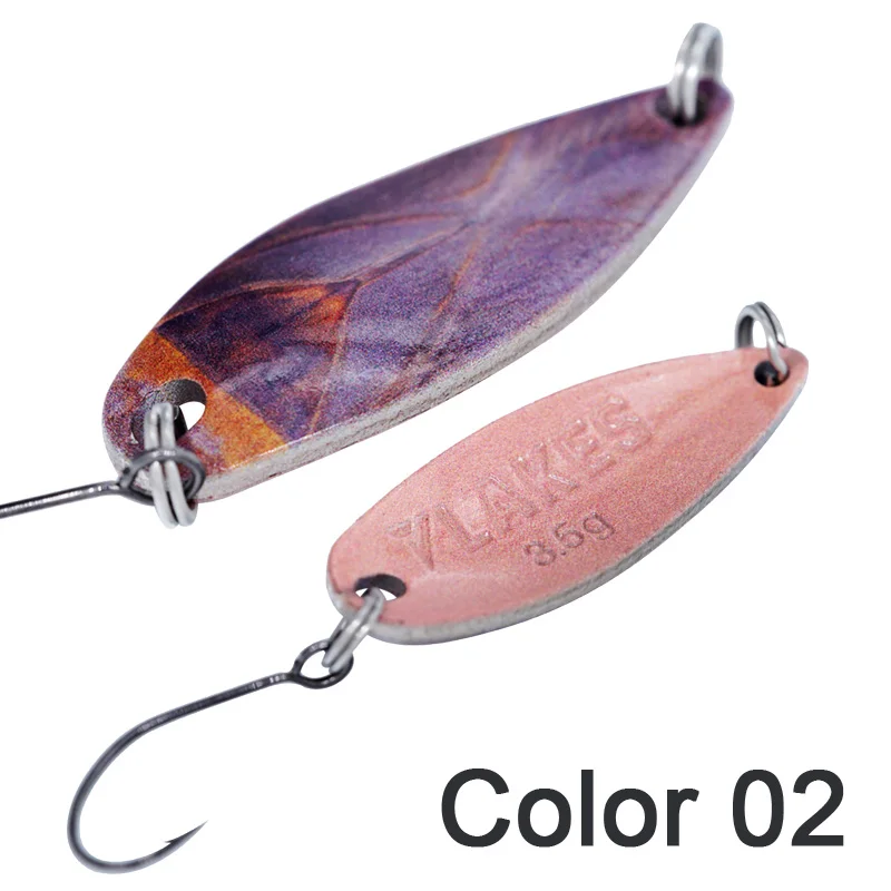 2020  Trout XY Insects Spoon lURE 2.5g 3.5g Stream Winter Small Mini Metal Bait  - £45.12 GBP