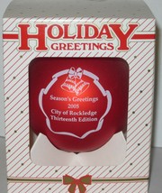 2005 City of Rockledge United Methodist Church 13th Edition Red Christma... - £7.76 GBP