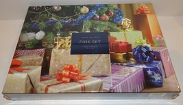 New Sealed Pink Sky 1000 Pc Under The Tree Christmas Tree &amp; Gifts 19x26 Puzzle - £18.49 GBP