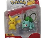 Nintendo Pokemon Battle Figure 2 Pack Pikachu &amp; Bulbasaur  - $17.81