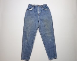 Vintage 90s Streetwear Womens 27 Distressed Tapered Leg Denim Jeans Blue... - $39.55