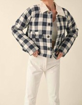 Mable Gingham Plaid Jacket Size M - $24.75