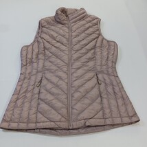 32 Degrees Heat Women's Beige Lightweight Puffer Full Zip Vest Size Small  image 9