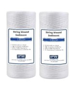2 Pack 10&quot; x 4.5&quot; String Wound Sediment Water Filter 5 Micron With O-Rings - $19.79