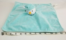 Koala Baby Snowman Baby Blankie Blanket Security Lovey Aqua Blue Green - $10.84