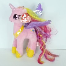 Ty Sparkle 8&quot; Princess Cadance Plush Pink Horse Wings Pegasus Stuffed An... - £17.82 GBP