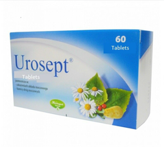 Urosept, used as an aid in urinary tract infections and nephrolithias 60 tablets - £29.44 GBP