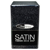Ultra Pro Deck Box: Satin Tower: Glitter Black - £17.29 GBP