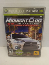 Microsoft Xbox 360 Midnight Club Los Angeles Platinum Hits CASE &amp; MANUAL ONLY - £3.32 GBP