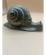 Unbranded Metal Snail Tape Dispenser Heavy Cast Pewter-Tone 5” Desk Acce... - $62.72 CAD