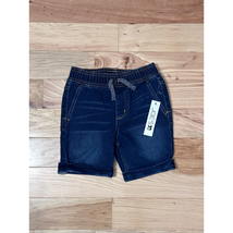Joe&#39;s Denim Shorts Girls 4T Blue Elastic Waist Cuffed Pockets Stretch New - $18.49