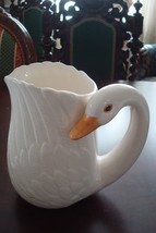 Ceramic Pitcher with duck handle, made in Taiwan, unmarked - £15.92 GBP