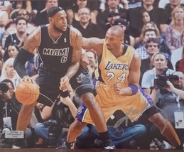 Kobe Bryant Lebron Signed Autographed 8x10 Photo w/ COA LA Lakers - £303.89 GBP