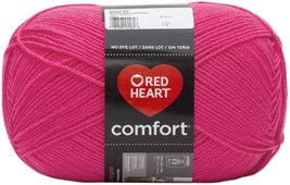 Red Heart Comfort Yarn-Hot Pink - £20.21 GBP