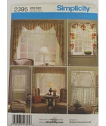 Simplicity 2395 Window Treatments Sewing Pattern NEW - $10.85 CAD
