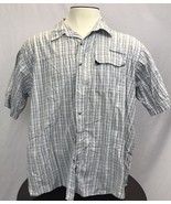 Mens Wrangler Size 2XL 100% Cotton Short Sleeved Button Up Shirt W/ Pock... - $191.39 MXN