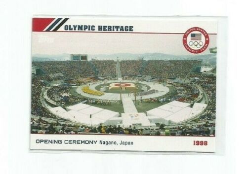 Primary image for OPENING CEREMONY, NAGANO-1998- 2014 TOPPS OLYMPIC HERITAGE INSERT CARD #OH-18