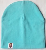 Vintage A Bathing Ape Skully Cap Blue Beanie Winter Hat Bapesta OS Y2K Skull Y - £17.35 GBP