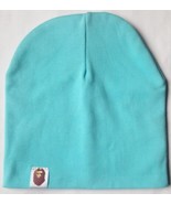 Vintage A Bathing Ape Skully Cap Blue Beanie Winter Hat Bapesta OS Y2K S... - $30.25 CAD