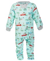 allbrand365 designer Baby Tropical Santa Printed Footed Pajama,Trop Santa,18M - £24.80 GBP