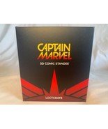 Captain Marvel 3D Comic Standee Loot Crate Exclusive March 2019 Statue NIB - $19.09 CAD