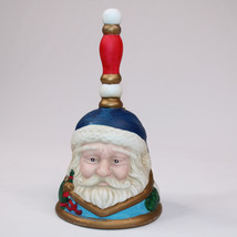 Ceramic Santa Claus Christmas Or Holiday Bell Colorful Santa Claus Bell ... - $6.89