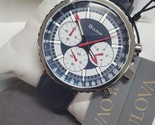 Bulova Men's Quartz Blue Silver Tone Chronograph C Watch 46MM 96A283 - $197.44