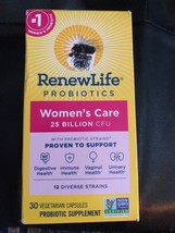 RenewLife Probiotic  Women's Care 25 Billion CFU - 30 Vegetarian Capsules 4/2024 - $9.00