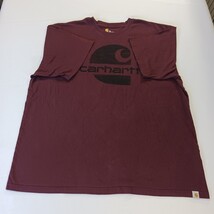 Carhartt Original Fit Men's Red Graphic Logo Short Sleeve T-Shirt Size 2XL image 14