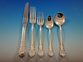 Modern Victorian by Lunt Sterling Silver Flatware Set for 12 Service 60 Pieces - £2,301.87 GBP