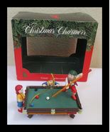 Santa&#39;s Best Christmas Charmers Pool Table Ornament IOB - €21,24 EUR