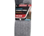 Dickies 3-Pack Men&#39;s Wool Blend Performance Thermal Steel Toe Crew Socks... - £11.78 GBP