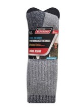 Dickies 3-Pack Men&#39;s Wool Blend Performance Thermal Steel Toe Crew Socks... - $14.99