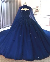 Tulle Ball Gown Quinceanera Dresses With Cape - £244.93 GBP