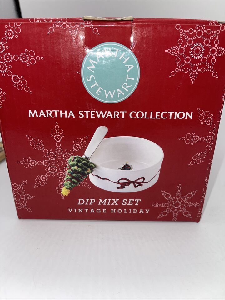 Primary image for MARTHA STEWART COLLECTION VINTAGE HOLIDAY DIP MIX SET ~ NIB–Great for Christmas!
