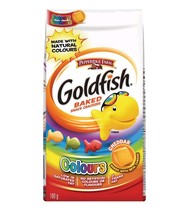 6 bags of Goldfish Cheddar Colours Crackers 180g Each - Free Shipping - £26.63 GBP