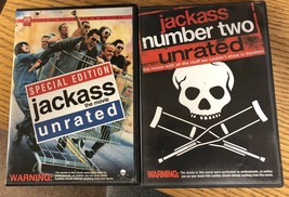Jackass The Movie &amp; Number Two (DVD, 2006, Unrated Widescreen Version) MTV - £7.69 GBP