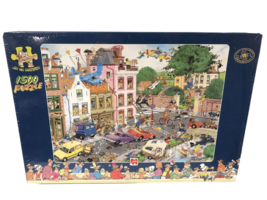Jan Van Haasteren &quot;Friday the 13th&quot; 1500 Piece Puzzle, New &amp; Sealed, Jumbo - £42.92 GBP