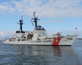USCG SHERMAN 8X10 PHOTO WHEC-720 US USA COAST GUARD ENDURANCE CUTTER SHIP - $4.94