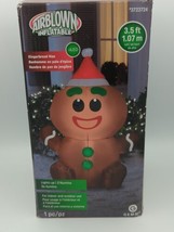 Gemmy 3.5&#39; Inflatable Gingerbread Man Airblown Christmas XMAS - $48.98