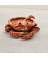 1992 Fitz and Floyd Classics Crab Butter Dish Server with Spoon Ceramic EUC - £27.63 GBP