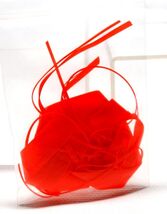 XXX Fine Silicone Rubber Legs Fly Tying 4/Pkg Hot Orange #444 - $3.95