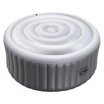 Inflatable Hot Tub Cover 4.5ft Round Lid Weatherproof and Waterproof White - $1,033.33 MXN