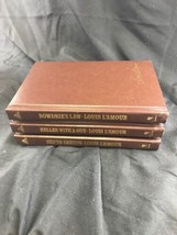 The LOUIS L&#39;AMOUR Collection Hardcover Books Lot Of 3 Silver Canyon  Kg Western - £15.76 GBP