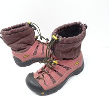 Keen Winterport II Waterproof Snow Boots Youth Purple  Bungee Sz 4 - $17.99