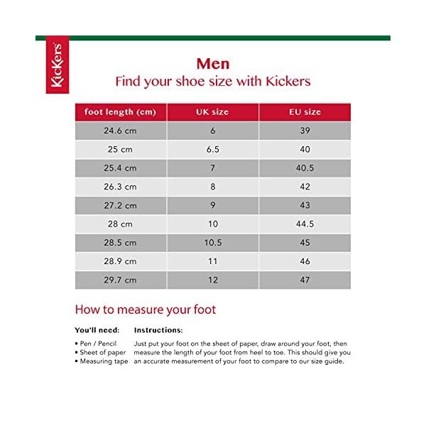 Kickers Men&#39;s Red KF0000101_RCO 9 UK  - £118.80 GBP