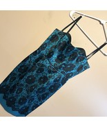 Milly Genevieve Teal Blue / Black Lace Dress Women’s Size 6 - $61.60 CAD