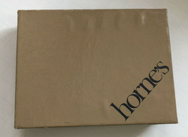 Vintage Horne&#39;s department small empty cardboard gift box Joseph Horne c... - £17.37 GBP