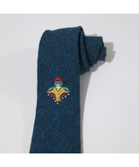 Vintage Tewa Men Tie Hand Loomed Wool Kachina Necktie Made In USA Has Flaws - $29.67